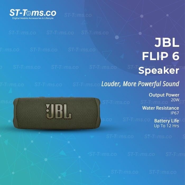 Jbl Flip 6 Portable Bluetooth Speaker Ims