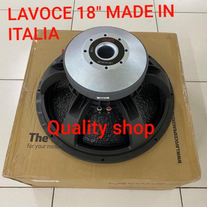 Speaker 18 Inch Lavoce Saf 184.04 Original Italia