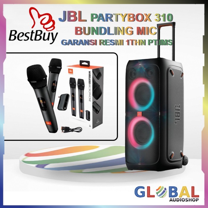 Jbl Partybox 310 Bonus Mic Anysing Mc880 Speaker Partybox310 Karaoke