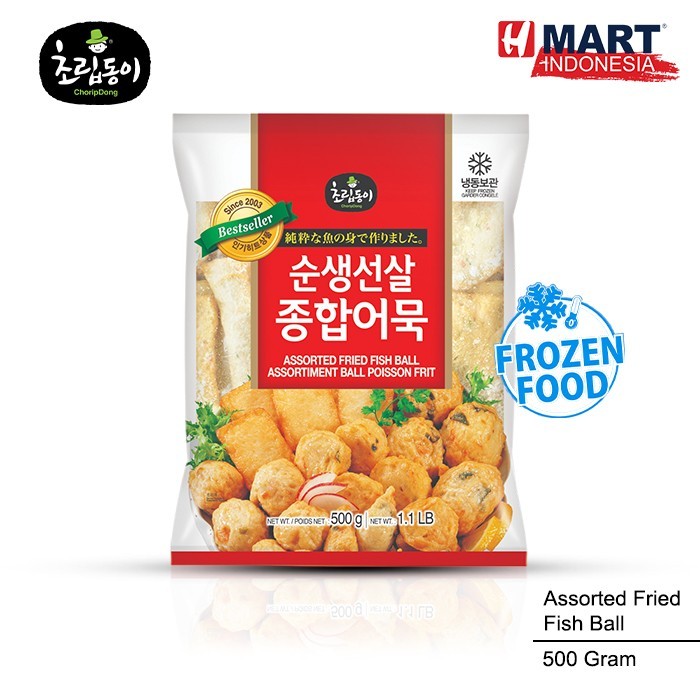 

Choripdong Assorted Fried Fish Ball - Bakso Ikan Goreng 500G