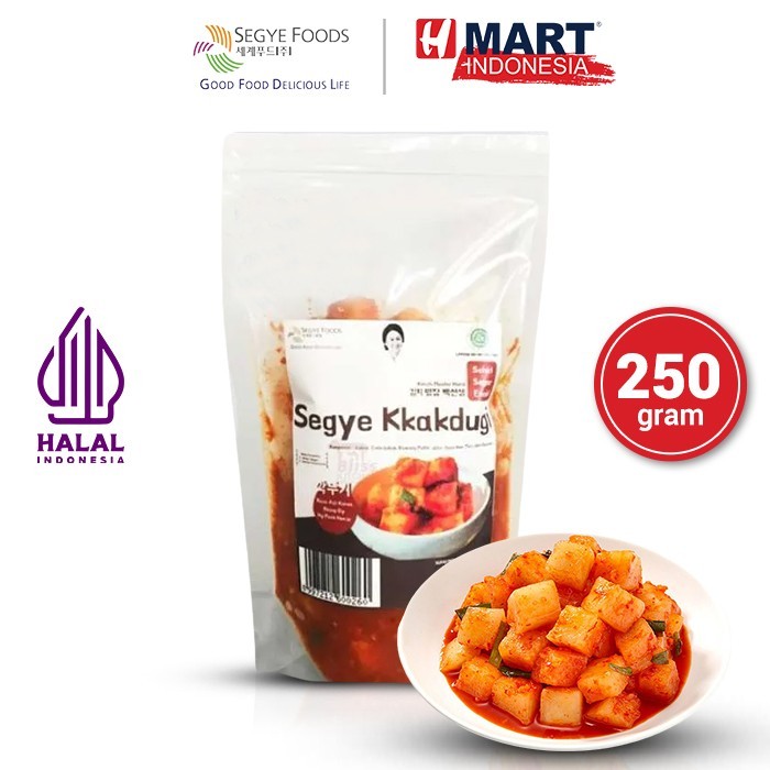 

Segye Kimchi Kkakdugi Ready To Eat - Rasa Asli Korea 250G