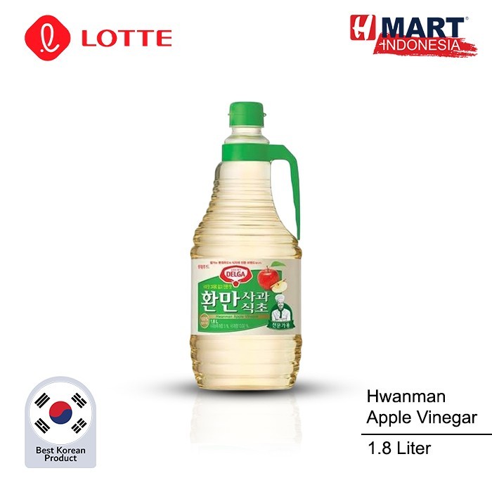 

Lotte Hwanman Apple Vinegar - Bumbu Saus Cuka Apel Korea 1.8L