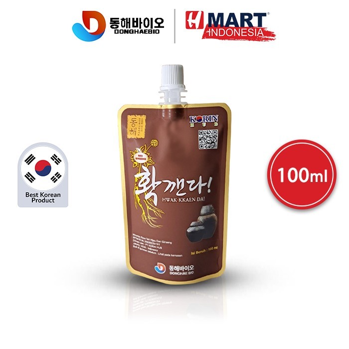 

Hwak Kkaen Da - Minuman Rasa Teh Hijau Dan Ginseng 100Ml