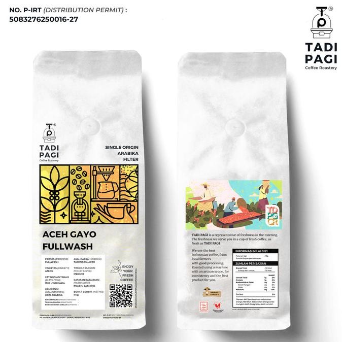 

Arabika Gayo Full Wash 200 Gr Roast Bean Coffee - Kopi Biji Matang