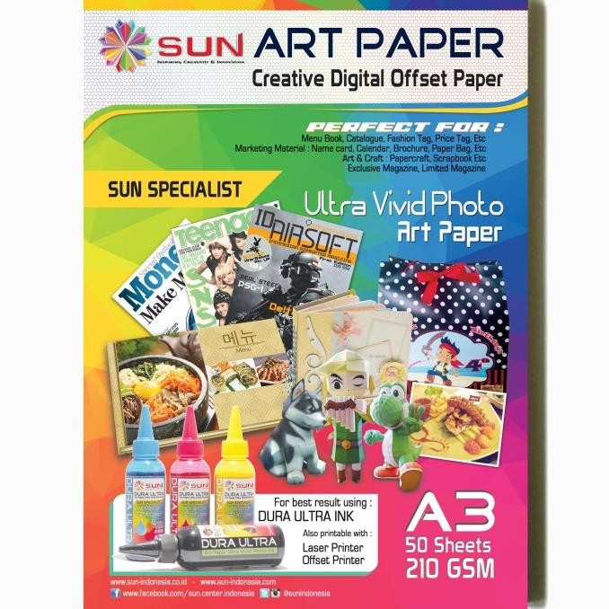 

Diminati Sun Art Paper 210 Gsm A3 (50 Lembar)