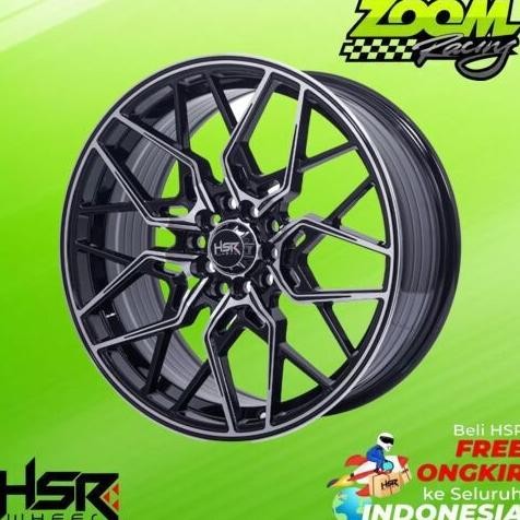 Velg Mobil HSR Ring 17 MALUK Peleg HSR R17 Lebar 75 PCD 5x100/5x114,3