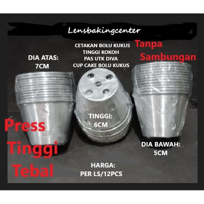 

BEST CETAKAN/LOYANG BOLU KUKUS LUBANG KOKOH TINGGI ALUMINIUM PRESS/PRES