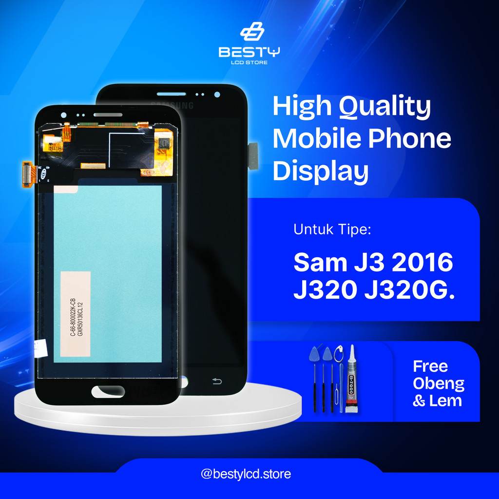 Lcd Samsung J3 2016 J320 J320G Full Set