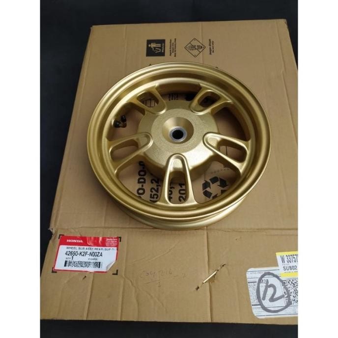 VELG PELEK PELEG BELAKANG GOLD NEW SCOOPY FI 2021 PRESTIGE 42650K