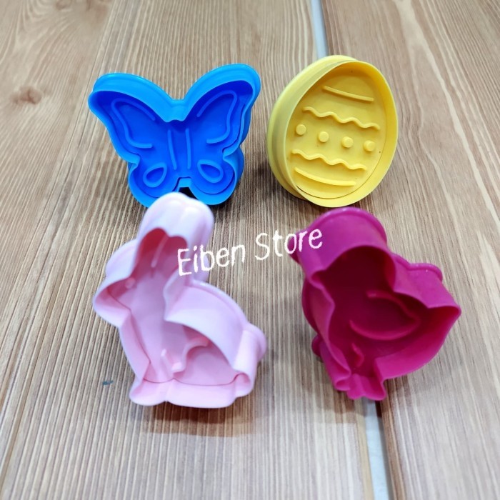 

BEST SOLID COOKIE CUTTER EASTER MOLD / COOKIE CUTTER EDISI EASTER SET-4