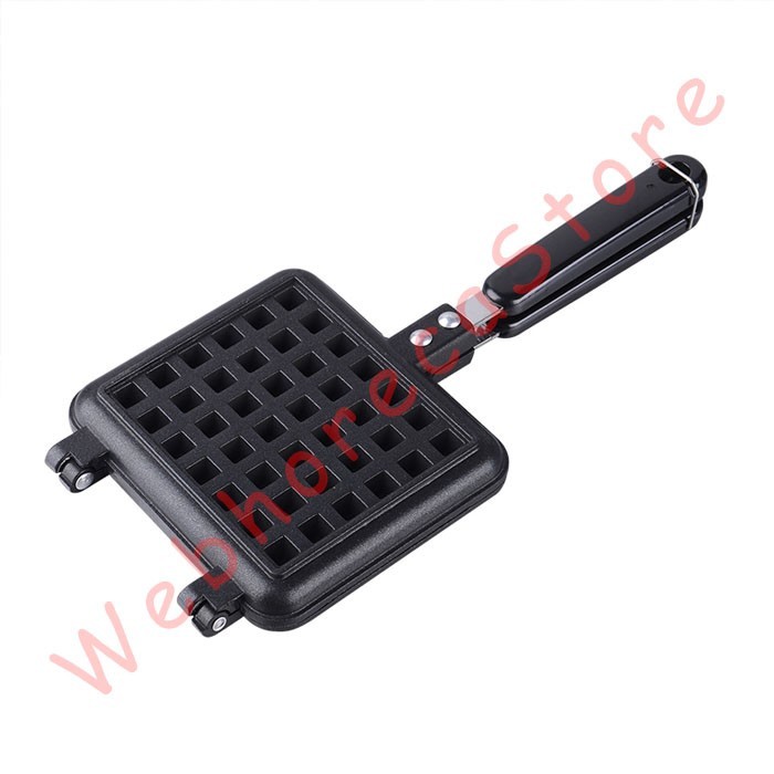 

TERBARU WAFFLE MAKER ALUMUNIUM ALLOY NON STICK 42HOLE/ CETAKAN KUE ROTI WAFEL