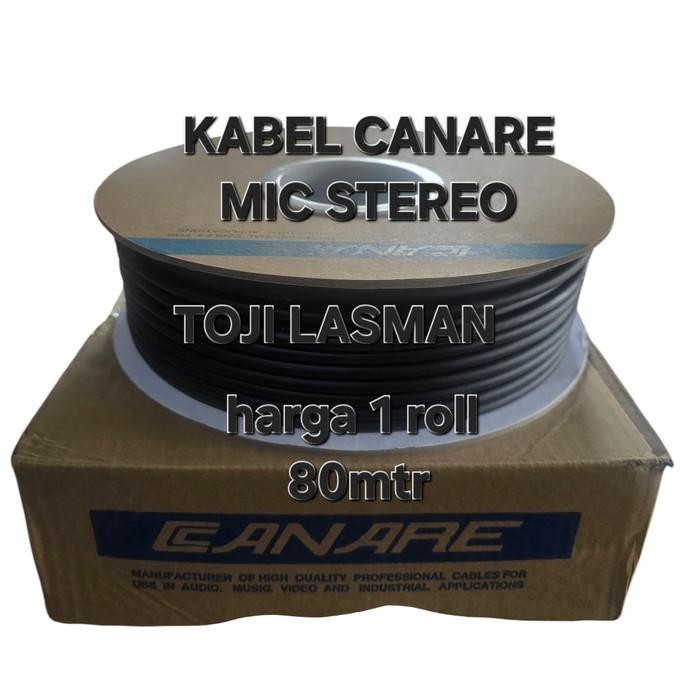 ( KABEL MIC CANARE 1 ROLL )    use for  CABLE MICROFON MIXER GITAR XLR AKAI SPIKON geisler  kitani b