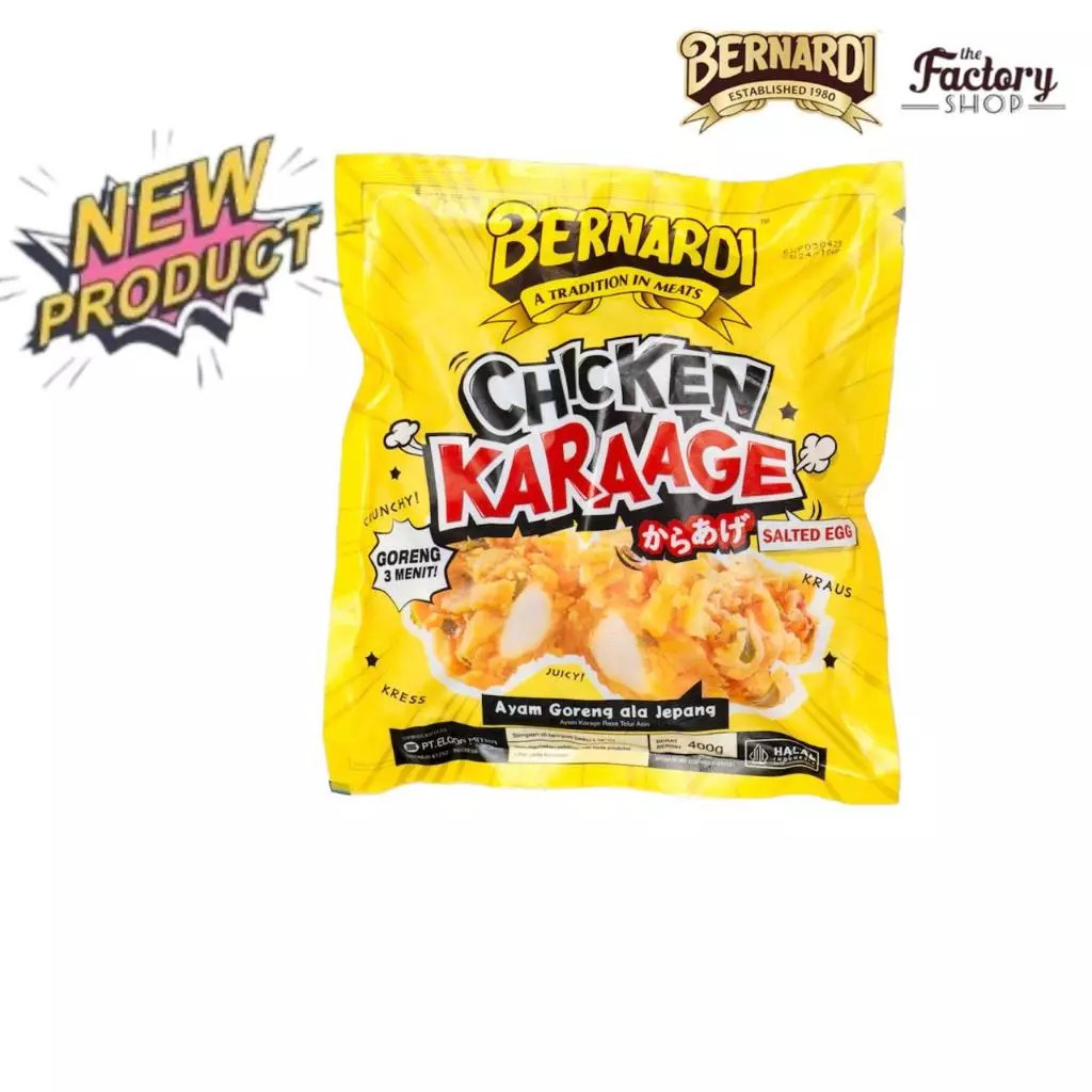

BERNARDI KARAGE SALTED EGG 500GR