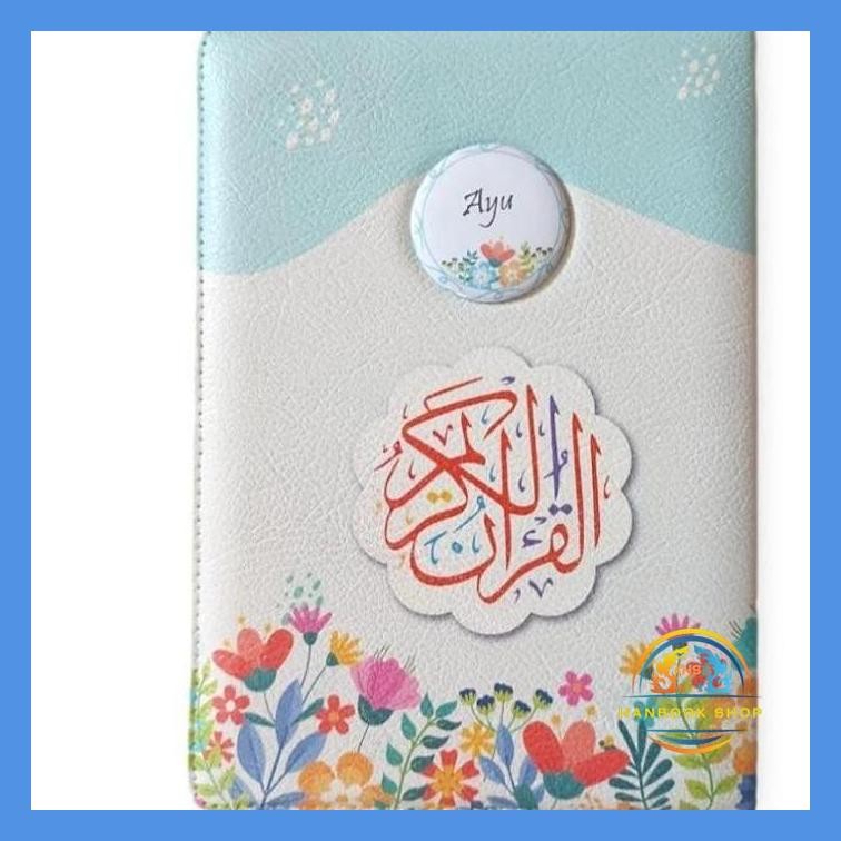 ALQURAN CALEB RESLETING (A5) CUSTOM NAMA DI PIN/QURAN DOMPET RESLETING+PIN TERJEMAH
