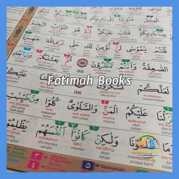 ALQURAN LANSIA JUMBO A3 LATIN TERJEMAH PERKATA. ALQURAN THE BIG AN NUR