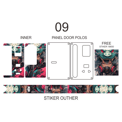 

Terlaris Khusus Paketan Stiker 80 Garskin Custom Case Laminasi Tebal COD