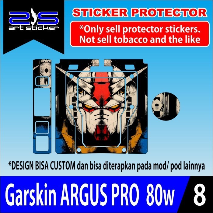 

Terlaris Argus Pro 80w Marble Blue Garskin Stiker Custom Case Laminasi Tebal COD