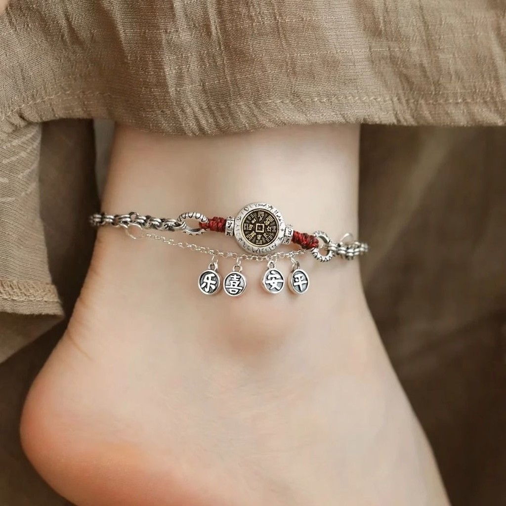 Langkah demi Langkah Kedamaian Langkah demi Langkah Kegembiraan Gelang Kaki Tali Merah Uang Hantu un