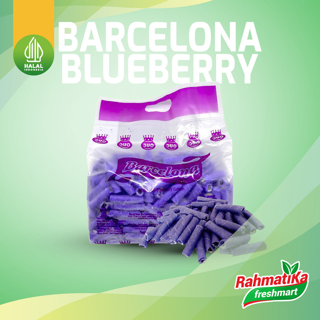 

Barcelona Wafer Roll Rasa Blueberry 500 gr