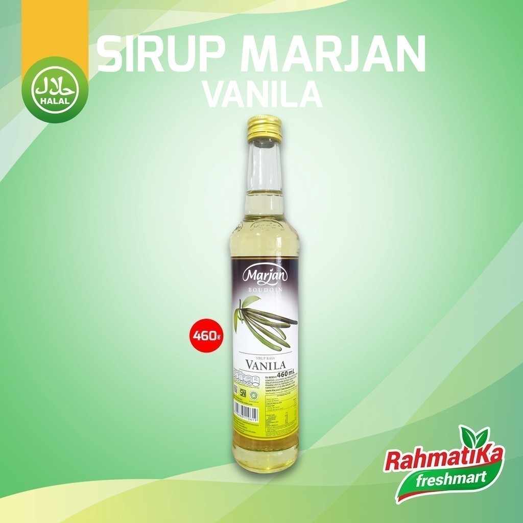 

Sirup Marjan Vanila / Syrup Marjan Rasa Vanila 460 ml