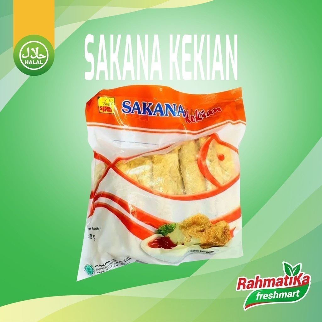 

Sakana Kekian / Kekkian Ikan Sakana 500 gram (Frozen Food)