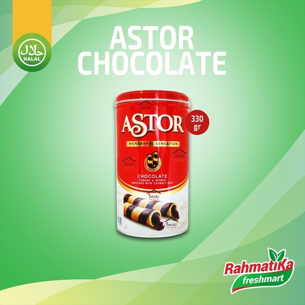 

Astor Chocolate / Astor Rasa Cokelat Kemasan Kaleng 330 gram