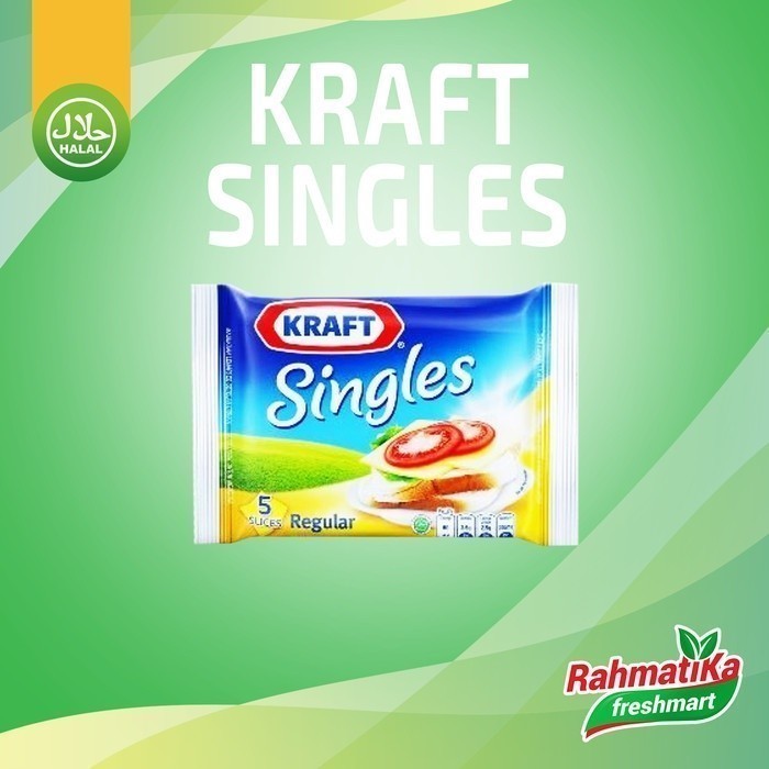 

Kraft Singles / Keju Kraft 5 Slices / Keju 5 Lembaran 83 gram