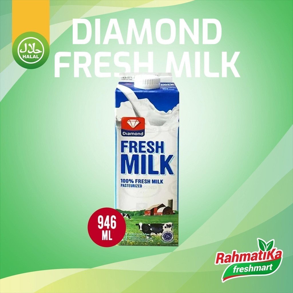 

Diamond Fresh Milk / Susu Diamond 946 ml