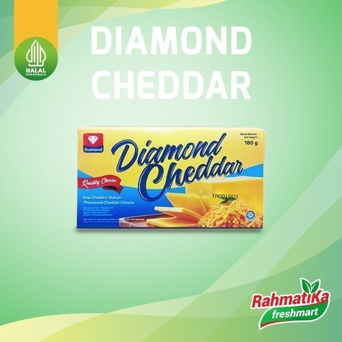 

Diamond Cheddar / Keju Cheddar Olahan 180 gram