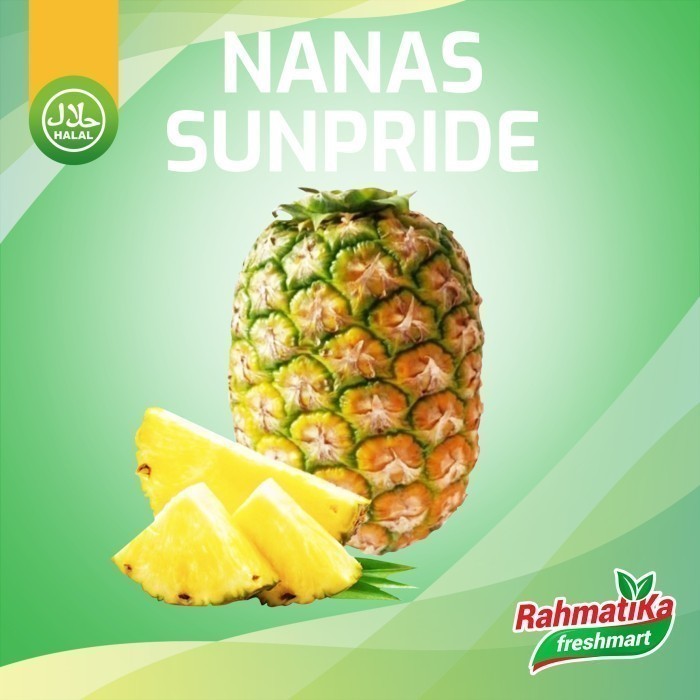 

Nanas Sunpride / Nanas Honi Sunpride 1 pcs (Buah Segar)