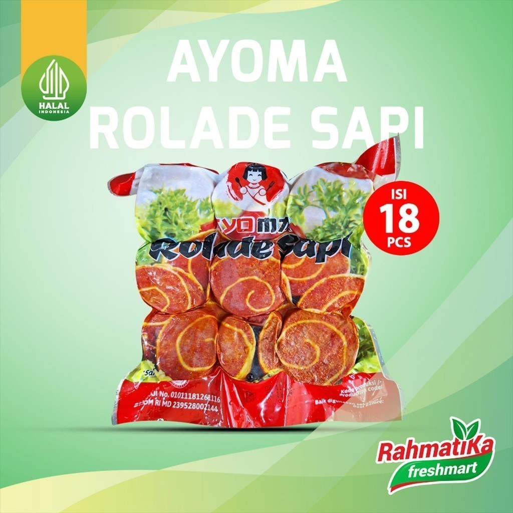 

Ayoma Rolade Sapi Isi 18 / 450 gr