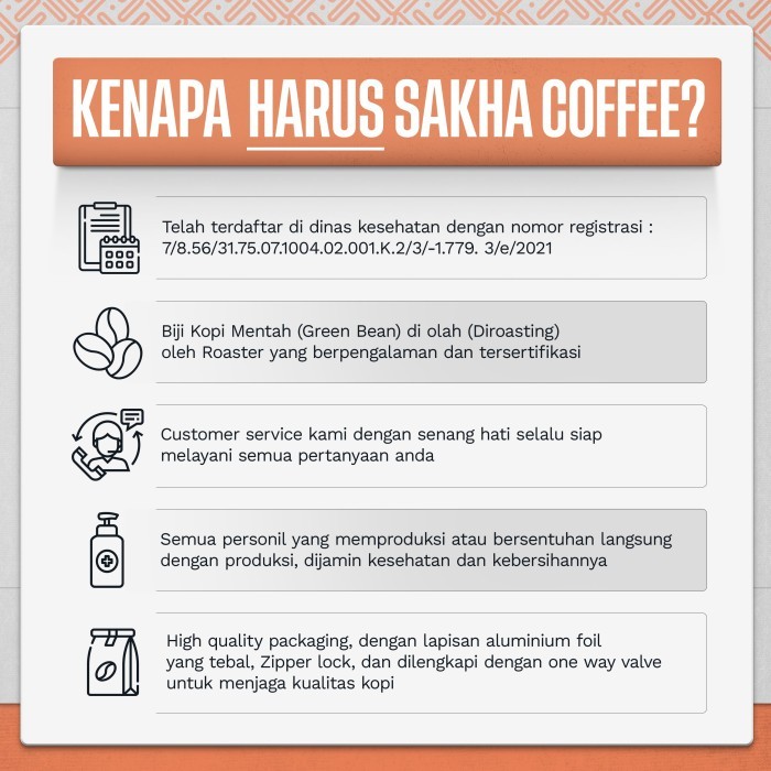 

Biji Kopi Bubuk Arabika Flores Arabica Coffee Bean Sakha Roaster 200Gr