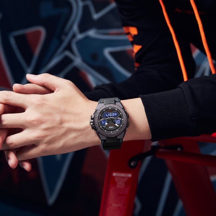 Biden Jam Tangan Pria Original Analog&Digital Military Sports Anti Air