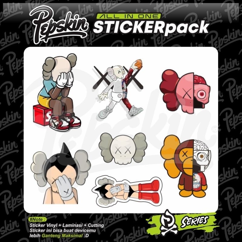 

Terlaris Pack All In One Hype Garskin Stiker Custom Case Laminasi Tebal COD