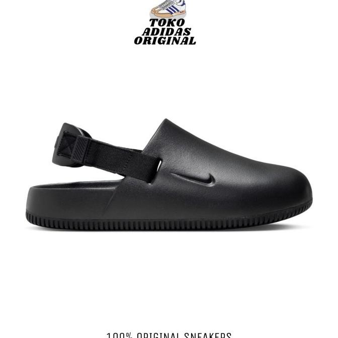 SANDAL PRIA NIKE CALM MULE TRIPLE BLACK FD5131-001 ORIGINAL BNIB RESMI KAR
