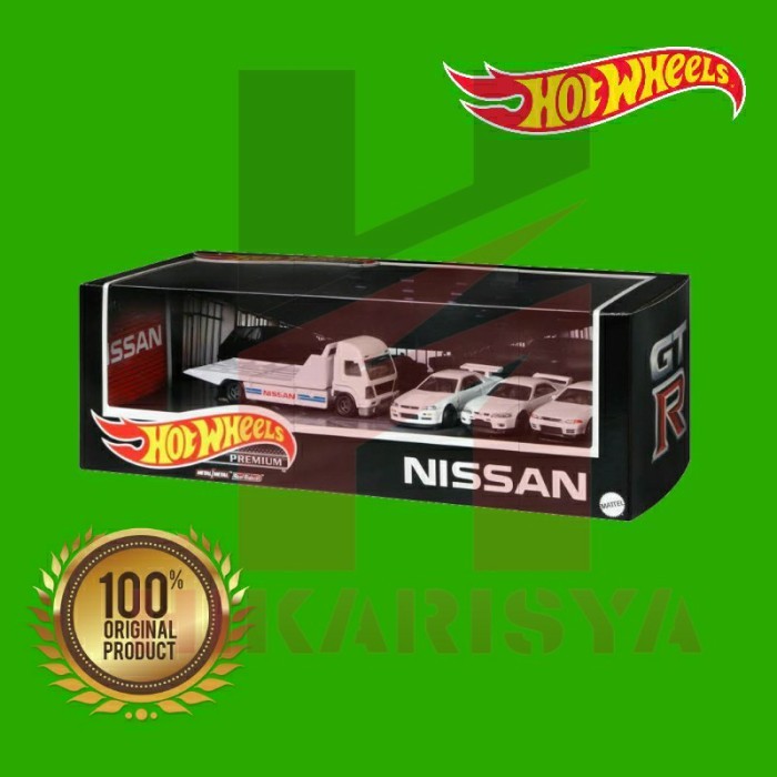 HOT WHEELS NISSAN GARAGE PREMIUM SET R34 SKYLINE R32 R33 DIORAMA