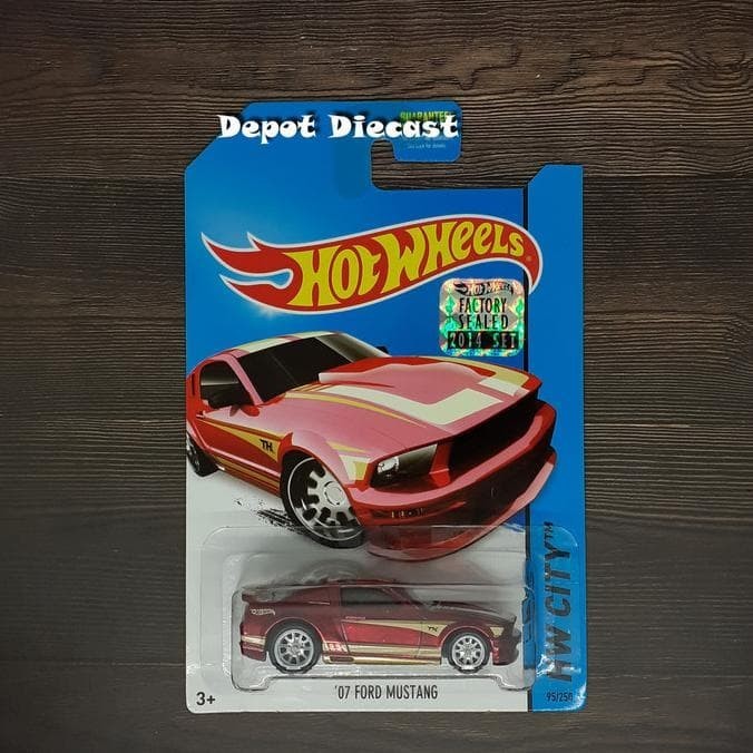 HOT WHEELS '07 FORD MUSTANG SUPER TREASURE FACTORY SEALED 2014