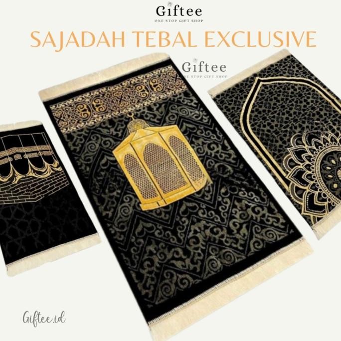 SAJADAH TEBAL TURKI EXCLUSIVE WANITA DAN PRIA DEWASA PRAYER MAT SAJADA TURKEY TURKY HALUS PREMIUM UK