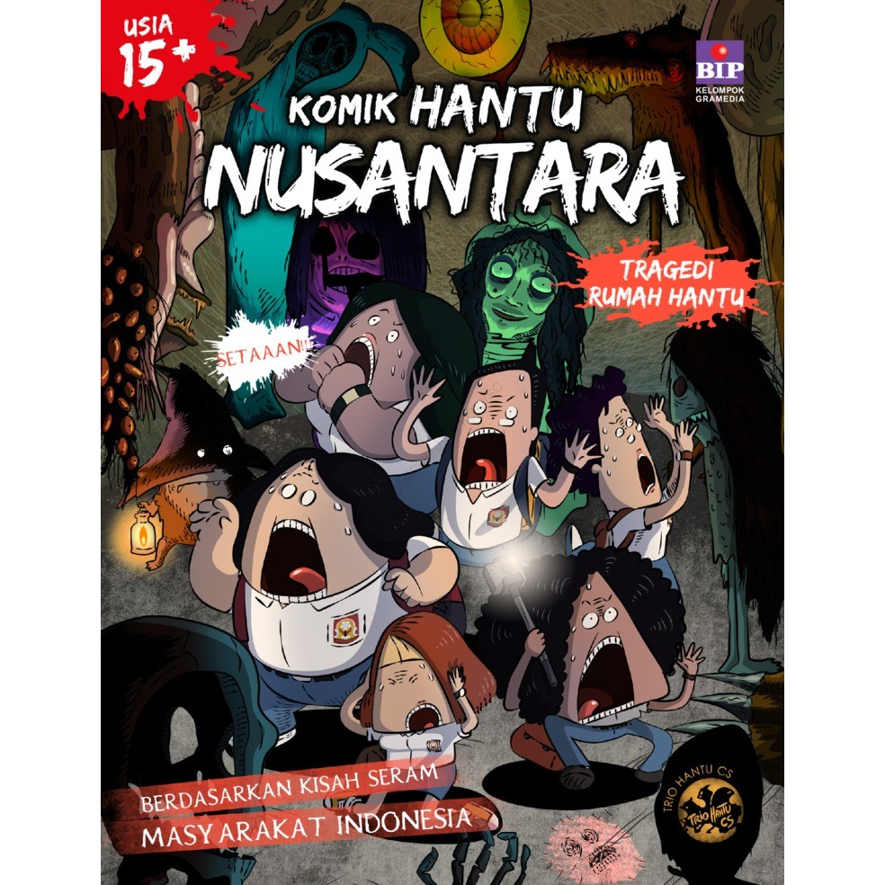 Komik Hantu Nusantara : Tragedi Rumah Hantu - Trio Hantu CS BUKU ANAK