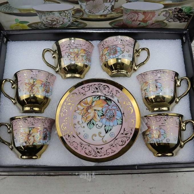 

Limited!, Parcel Ramadhan Cangkir Keramik Kado Ulang Tahun Pernikahan Set 6 In 1