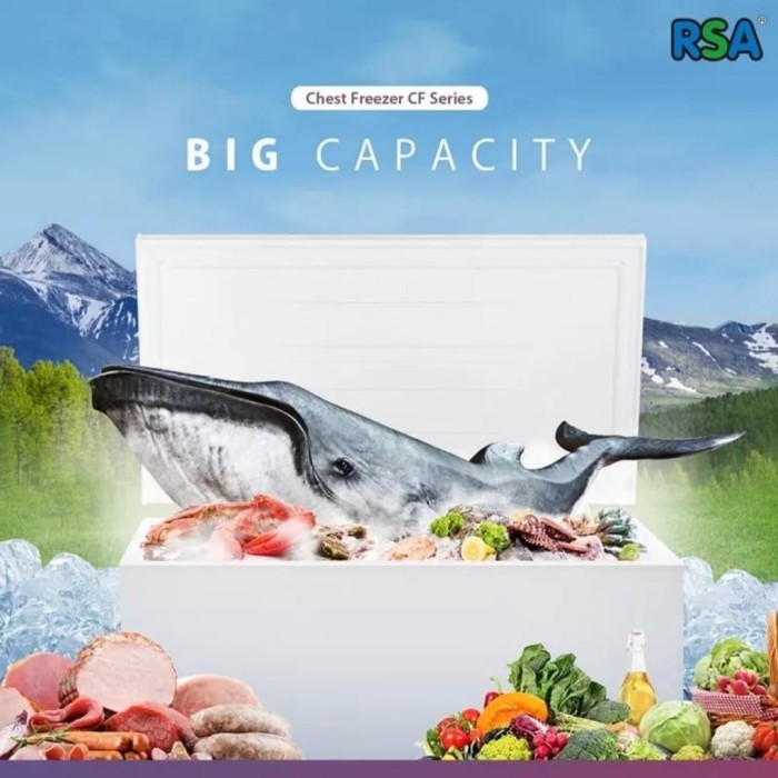 EST FREEZER 144 LITER RSA CF160 COOLER BOX 144 L CF-160 RSA CF 160 FREEZER