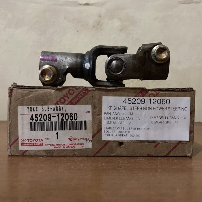 Joint Steer Stir Starlet EP80 EP81 EP82 Kapsul Soluna TOYOTA GENUINE