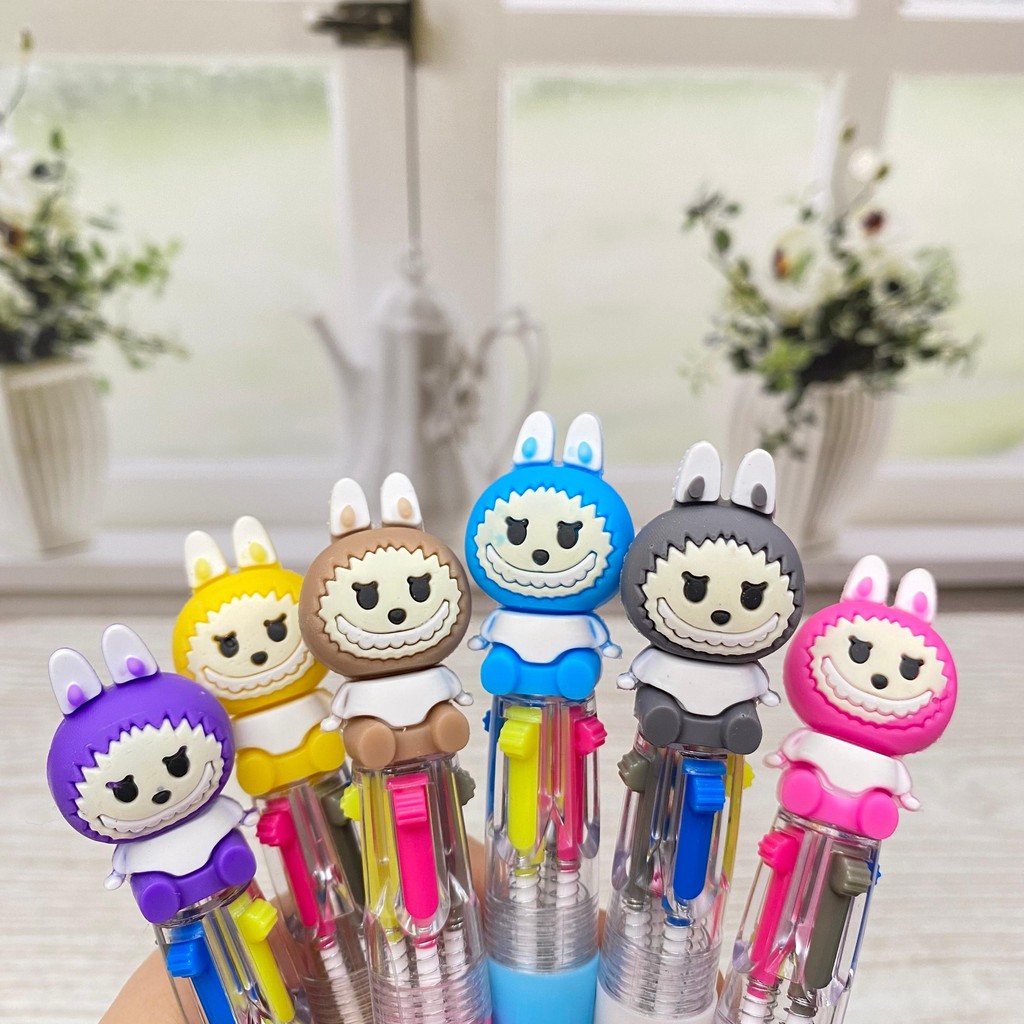 

Promo Pulpen Gel 4 Warna Karakter Labubu Viral Tinta Gel Hitam Merah Biru 0.5 Mm Pc 1544 - Bolpoint