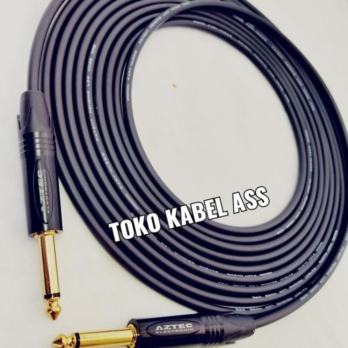 

Ready kabel gitar mogami 2319 3 Meter konektor aztec gold