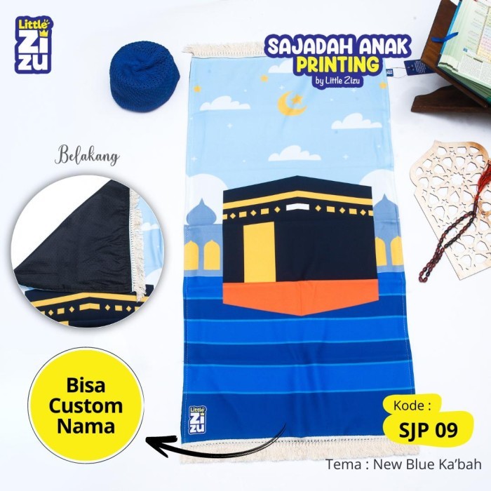 Sajadah Anak Printing Custom Nama Anak