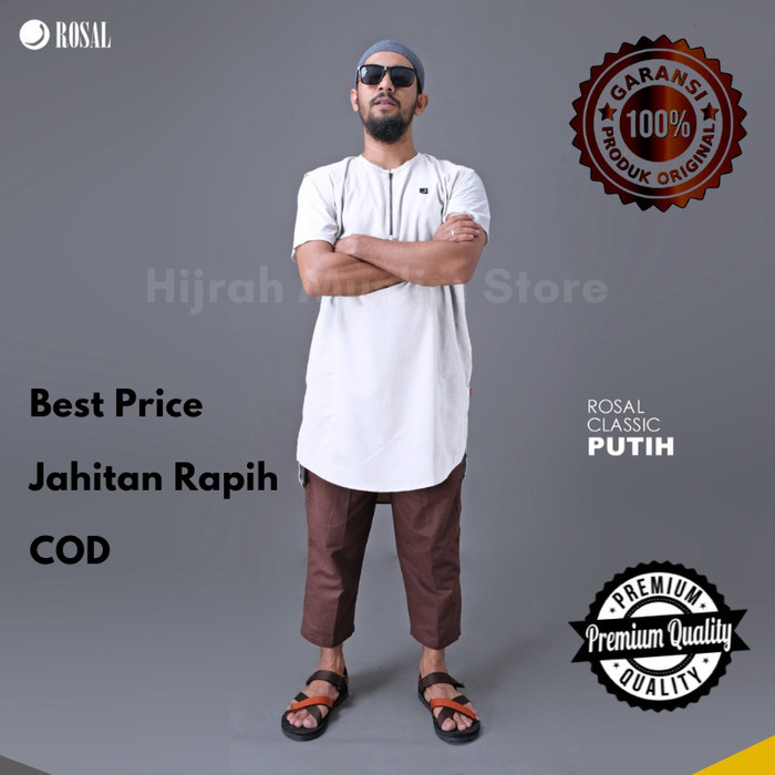 ROSAL - Rompi Pakaian Sholat Solat Baju Koko Gas Pakistan Pria