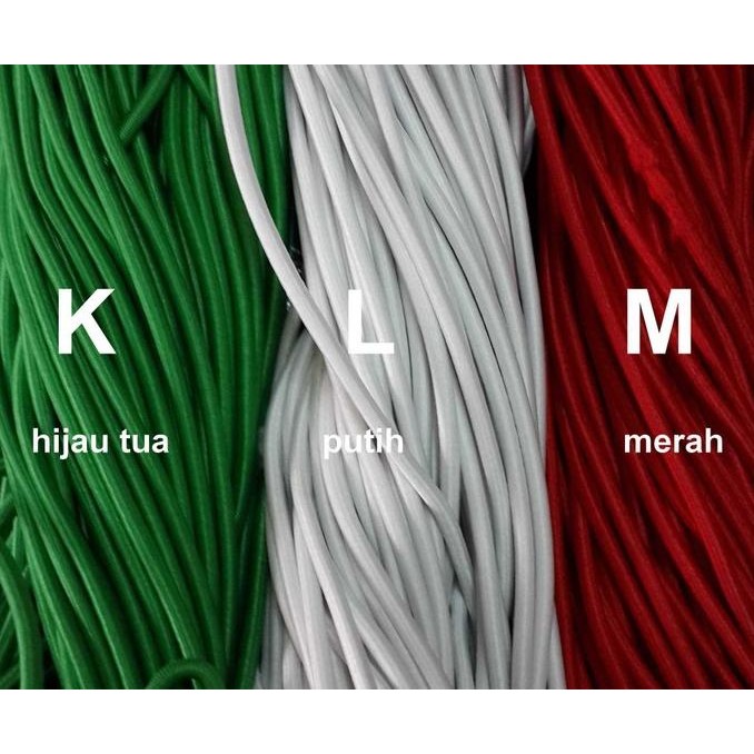 

Ready Tali Karet Elastis 3 mm (isi 90 METER)