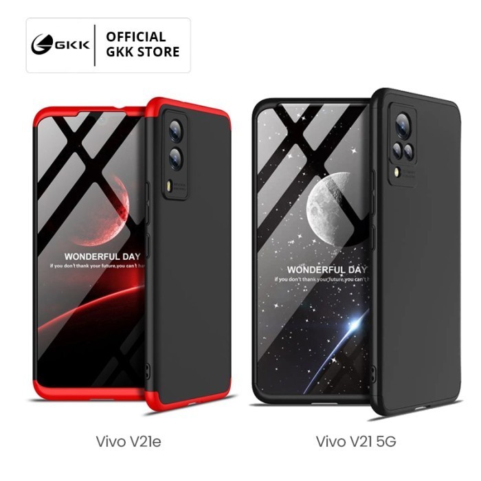 TERLARIS TERLARIS TERLARIS GKK VIVO V21 V21E 4G 5G CASING HARDCASE 360 BUMPER ANTI PECAH ORIGINAL