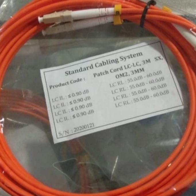 

Ready LC LC MULTIMODE OM2 3 METER DUPLEX