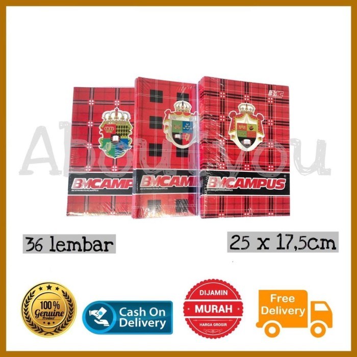 

PROMO SPECIAL PACK ISI 10 BUKU TULIS CAMPUS 36 LEMBAR BUKU BOXY BIG BOSS GROSIR KODE 510